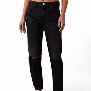 American Eagle Black Ripped Jeans